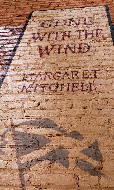 Urban Poster featuring the photograph Gone With The Wind - Urban Book Store Sign by Steven Milner