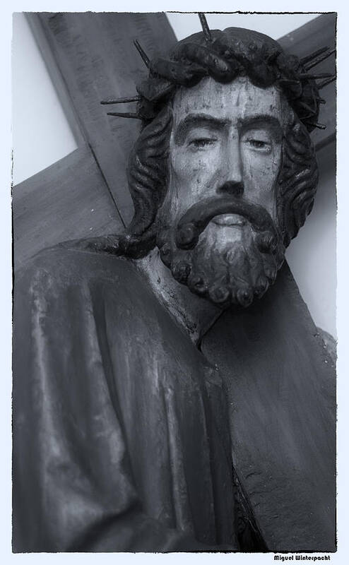 Holy Poster featuring the photograph Holy Cross by Miguel Winterpacht