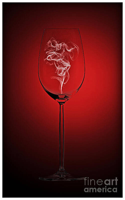 Red Poster featuring the digital art Hot by Binka Kirova
