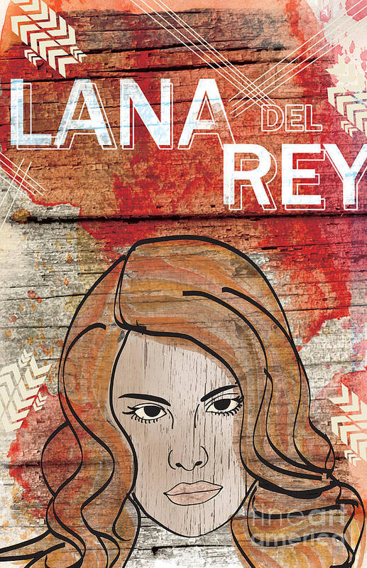 Lana Del Rey Poster by Jackson - Fine Art America