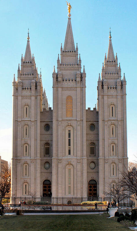 Salt Lake City Poster featuring the photograph Mormon Temple by Tikvah's Hope