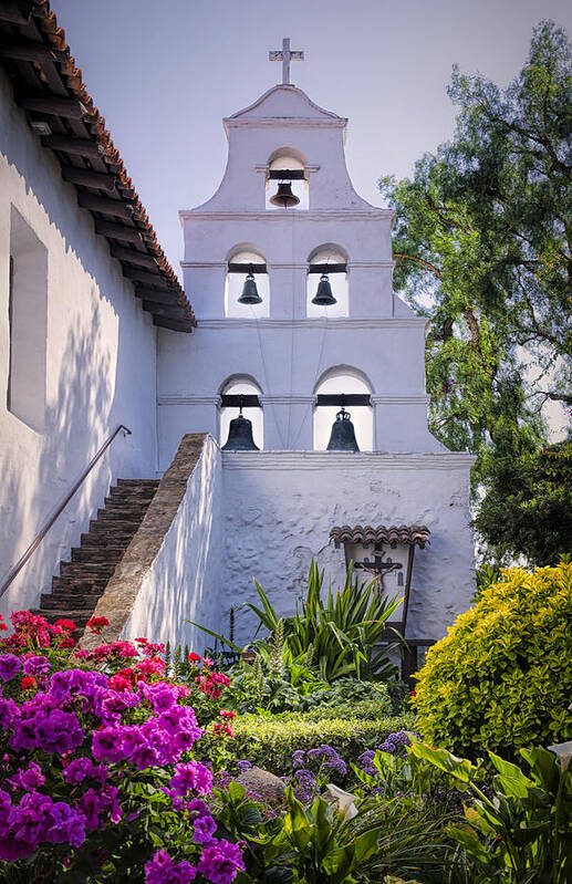 Mission Poster featuring the photograph The Campanario by Joan Carroll