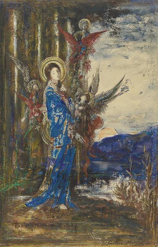 Gustave Moreau 1826 - 1898 French Poster featuring the painting The Races by Celestial Images