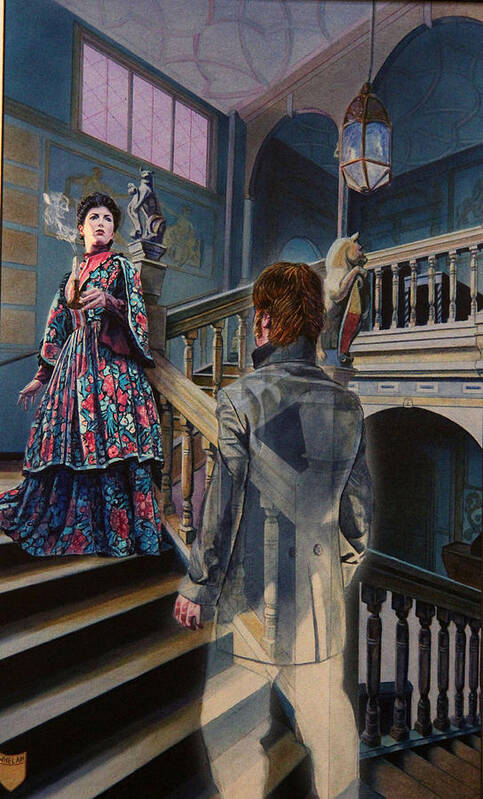 Whelan Art Poster featuring the painting The Turn of the Screw by Patrick Whelan