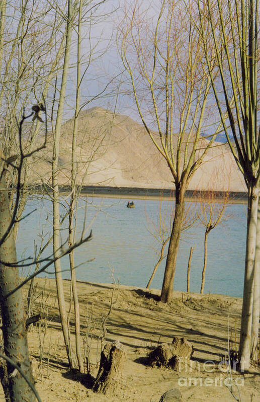First Star Poster featuring the photograph Tibet Lake Burial by First Star Art