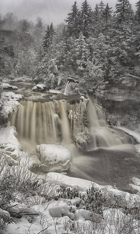 West Virginia Poster featuring the photograph Winter Storm by Robert Fawcett