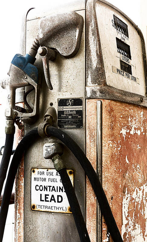 Gas Pump Poster featuring the photograph Ye Old Pump by Caitlyn Grasso