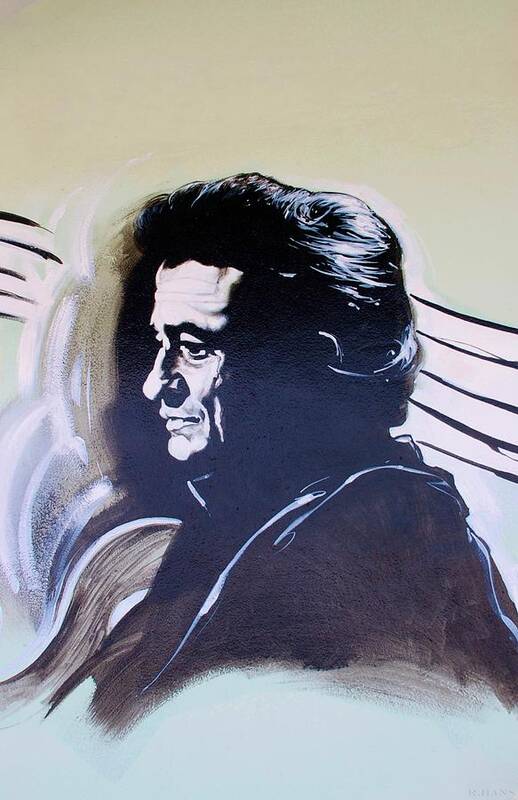 Johnny Cash Poster featuring the photograph Cash by Rob Hans