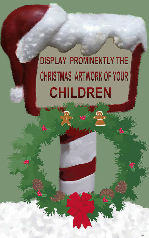 Christmas Traditions Cards Poster featuring the mixed media Christmas Traditions Cards 7 by Debra   Vatalaro