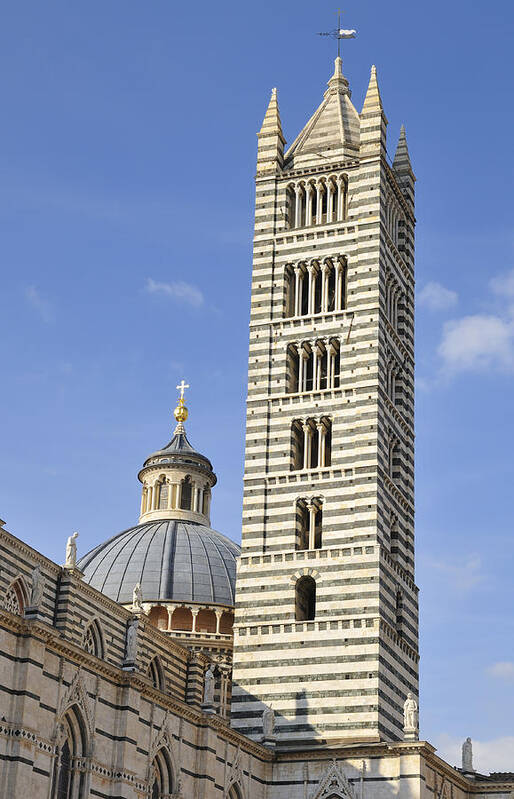 Siena Poster featuring the photograph Siena Cathedral Duomo Santa Maria Assunta by Matthias Hauser