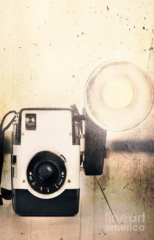 Old Fashion Poster featuring the photograph Vintage Camera by Stephanie Frey