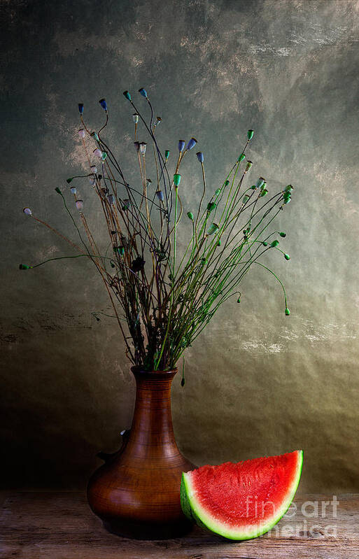 Still-life Poster featuring the photograph Autumn Still Life #1 by Nailia Schwarz