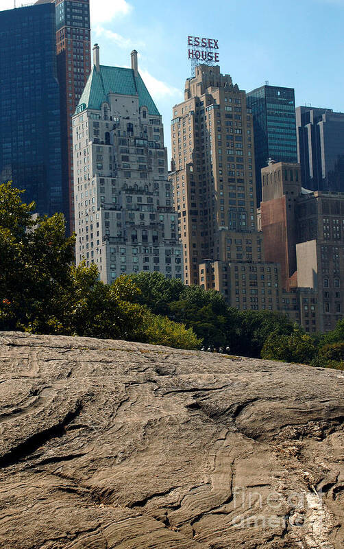 Rock Poster featuring the photograph Manhattan Schist #1 by John Kaprielian