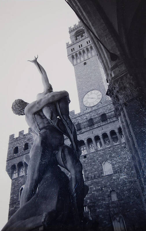 Florence Poster featuring the photograph Palazzo Vecchio #3 by Kurt Hausmann
