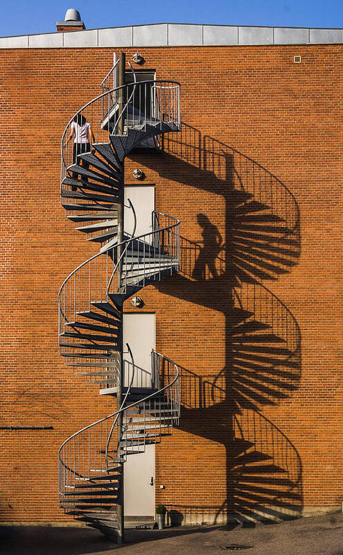 Spiral Staircase Poster featuring the photograph Spiral Staircase #3 by Elmer Jensen