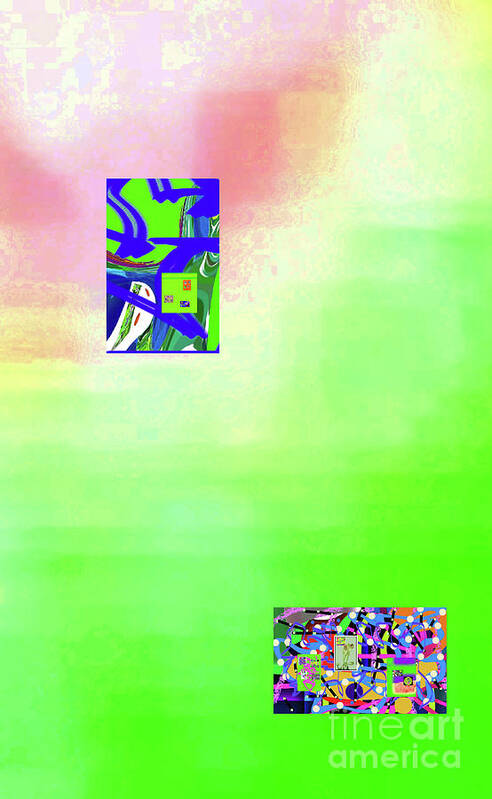 Walter Paul Bebirian Poster featuring the digital art 7-5-2015abcdefghijklmnopqrtuvwxyz by Walter Paul Bebirian