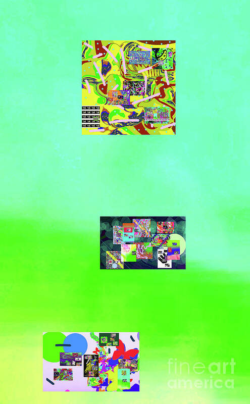 Walter Paul Bebirian Poster featuring the digital art 9-12-2015habcdefghijklmnopqrt by Walter Paul Bebirian