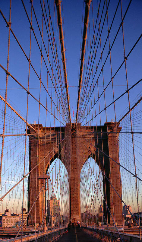 Brooklyn Bridge Poster featuring the photograph Brooklyn Bridge by Brooklyn Bridge