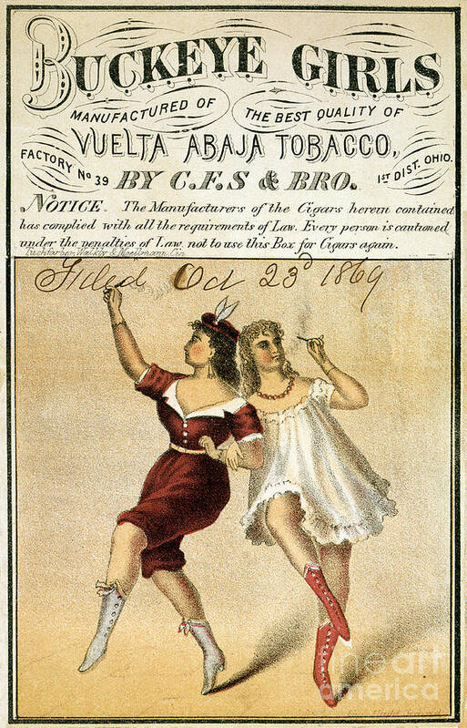 Buckeye Girls Tobacco Poster Poster featuring the photograph Buckeye Girls Tobacco Poster 1869 by Jon Neidert