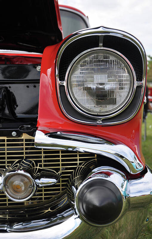Car Poster featuring the photograph Chevy Bel Air by Glenn Gordon