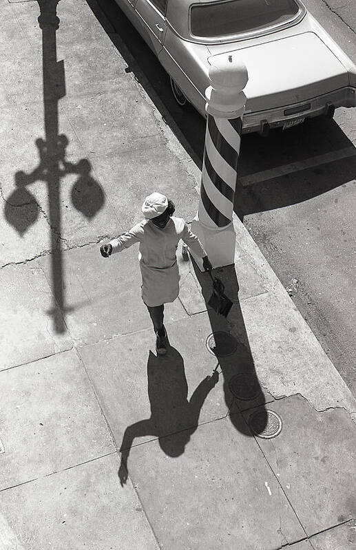 Mardi Gras Poster featuring the photograph Even Your Shadow Dances on Mardi Gras Day by KG Thienemann