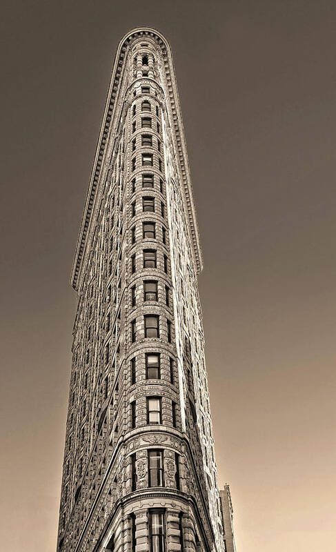 Flat Iron Building Poster featuring the photograph Flat Iron Building New York City by Dave Mills