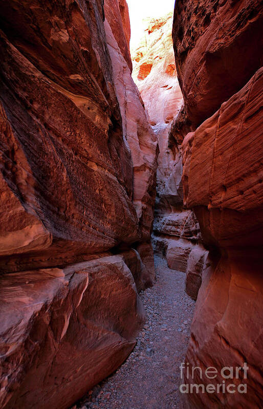 Slot Canyon Poster featuring the photograph Slot Canyon by James Moore