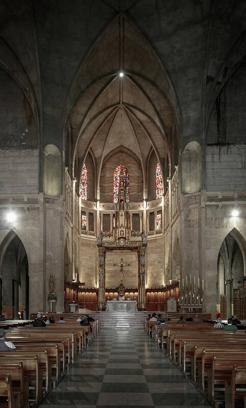 Basilica Poster featuring the photograph Our Lady of the Rosary Cathedral Manizales Colombia by Adam Rainoff