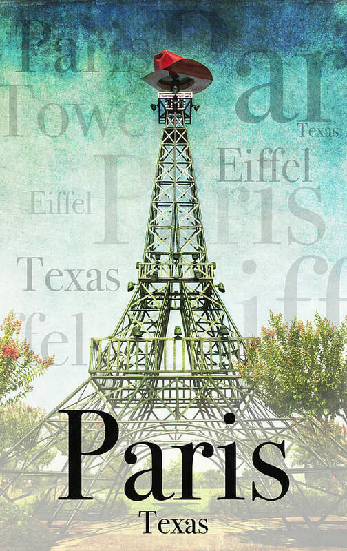 Paris Poster featuring the photograph Paris Texas Style by Jeff Mize