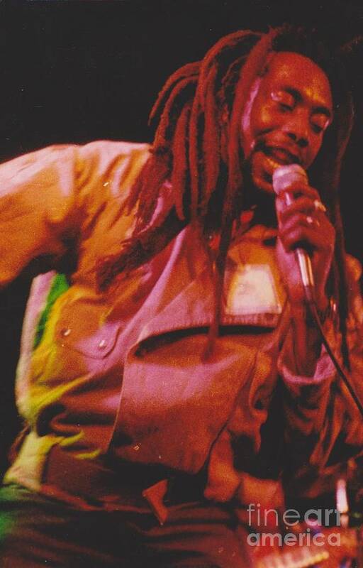 Reggae Music Poster featuring the photograph Peter Broggs by Mia Alexander