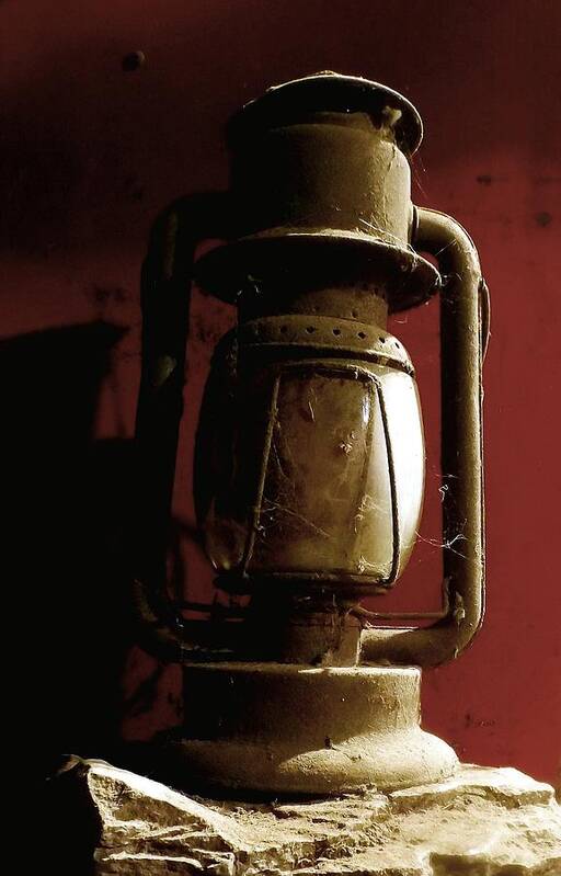 Kerosene Lamp Poster featuring the photograph Retired by Danielle R T Haney