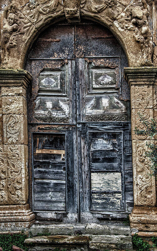  Poster featuring the photograph Sicilian Door by Patrick Boening
