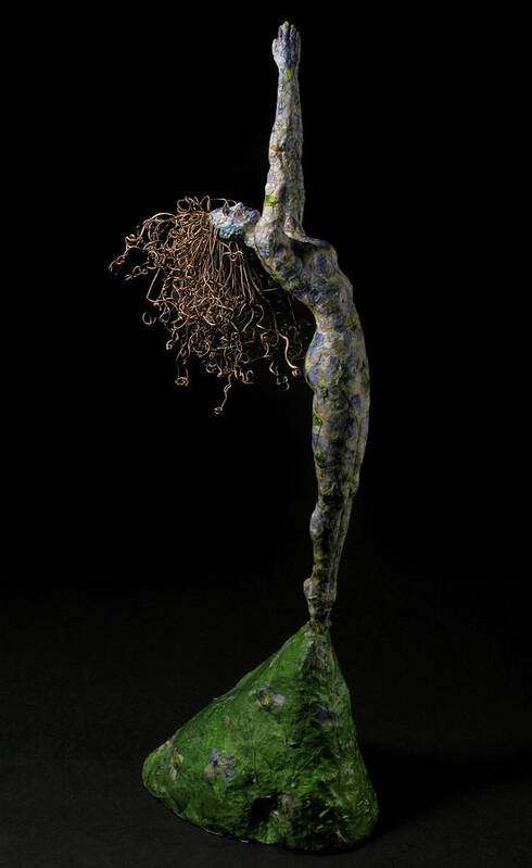 Art Poster featuring the mixed media Spring a sculpture by Adam Long by Adam Long