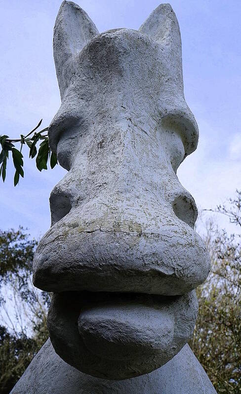 Horse Poster featuring the photograph Stone Horse by Laurie Perry