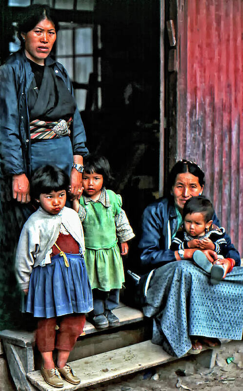 Darjeeling Poster featuring the photograph Tibetan Refugees by Steve Harrington