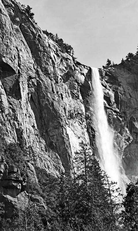 Waterfall Poster featuring the photograph Yosemite No. 611-2 by Sandy Taylor