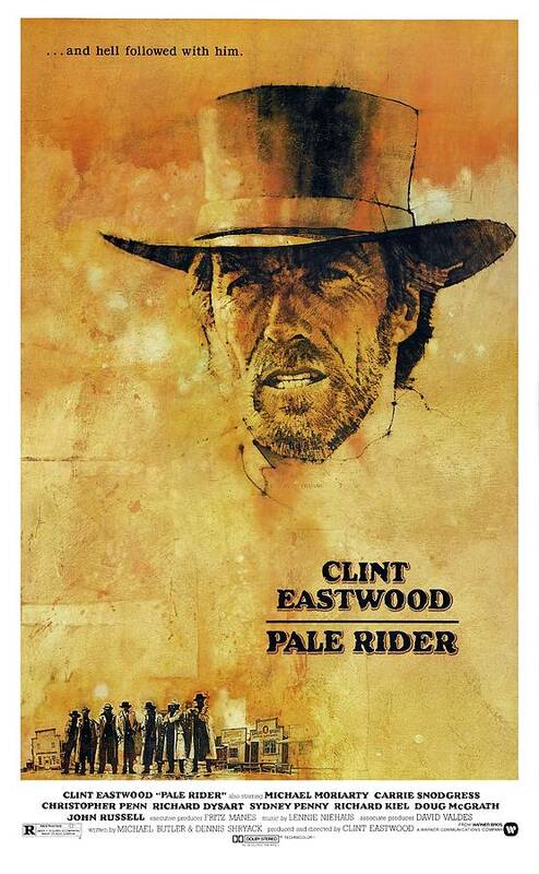 1980s Poster featuring the photograph Pale Rider -1985-. #1 by Album