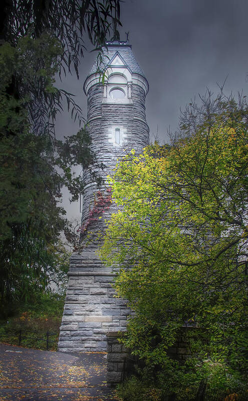 New York City Poster featuring the photograph Belvedere Castle by Mark Andrew Thomas