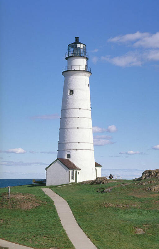 Scenics Poster featuring the photograph Boston Lighthouse by Wbritten