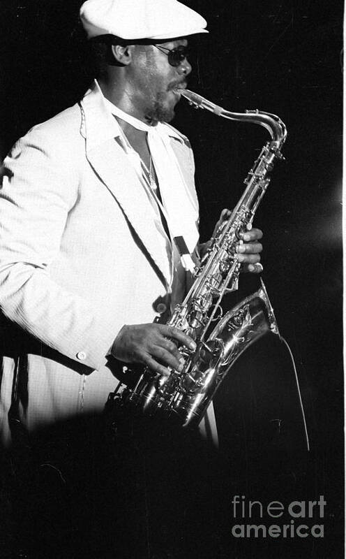 Clarence Clemons Poster featuring the photograph Clarence Clemons by Marc Bittan