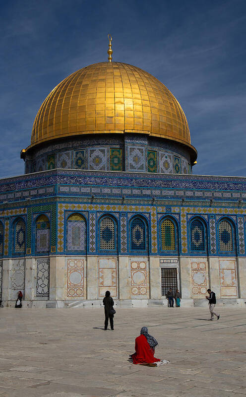 City Poster featuring the photograph Dome Of The Rock by David Rosie
