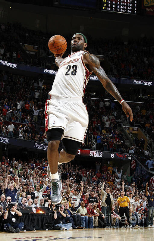 Lebron James Poster featuring the photograph Lebron James #2 by Gregory Shamus