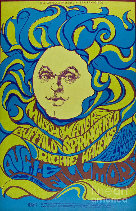 Buffalo Springfield Poster featuring the photograph Concert Photo by Buffalo Springfield