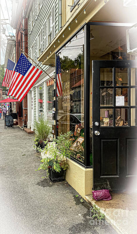 Flag Poster featuring the photograph Ellicott City Maryland 12 by William Norton