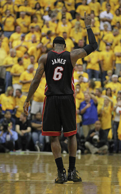 Lebron James Poster featuring the photograph Lebron James by Jonathan Daniel