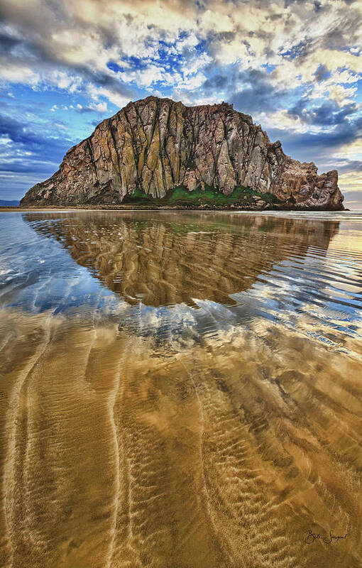 Morro Bay Poster featuring the photograph Liquid Reflections by Beth Sargent