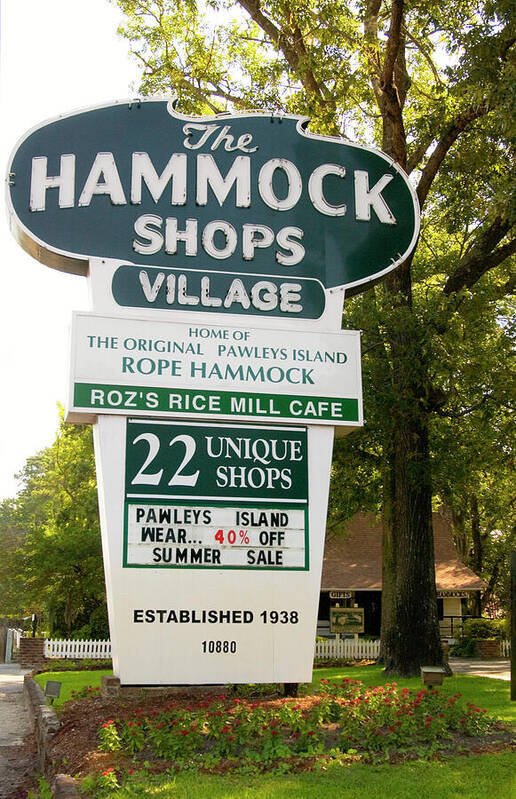 Pawleys Island Hammock Shop Poster featuring the photograph Pawleys Island Hammock Shop by Bob Pardue