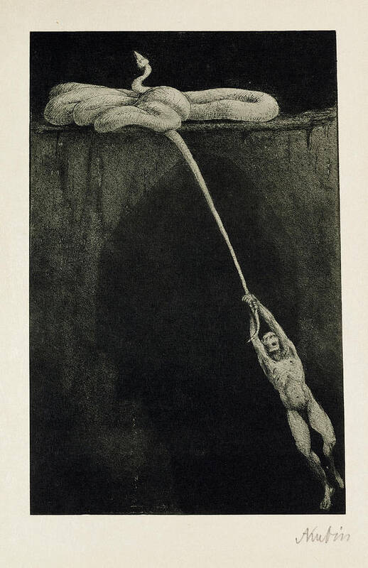 Alfred Kubin Poster featuring the painting Pendulum, 1903 by Alfred Kubin