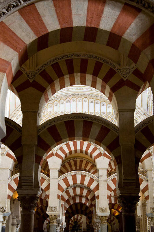 Cordoba Poster featuring the photograph Concentric Arabic Arches by Levin Rodriguez
