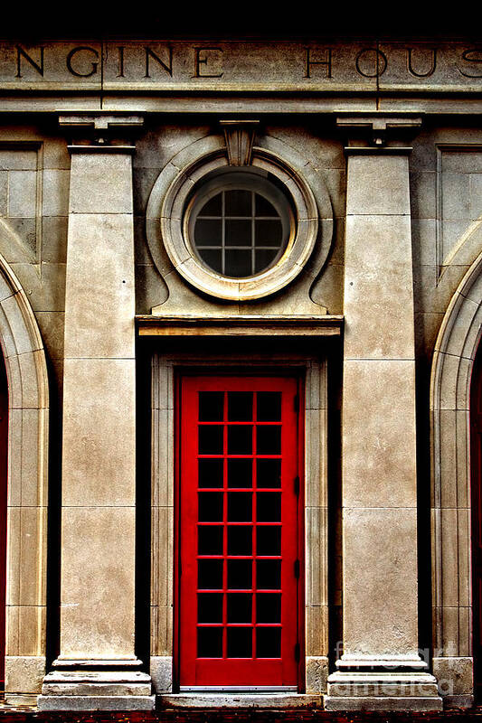 Fire Poster featuring the photograph Fire Engine House No 1 Memphis Tennessee by T Lowry Wilson